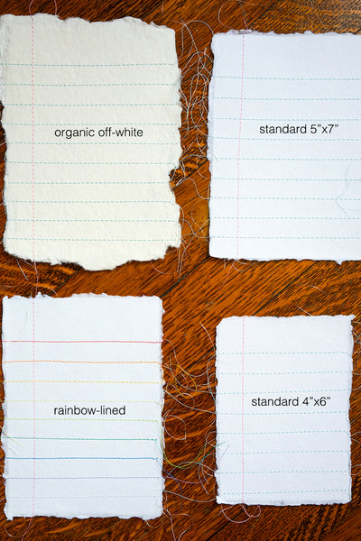 Paper type for love notes