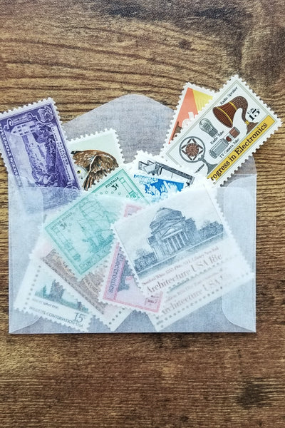 Vintage stamp pack for mailing (or photo styling!)