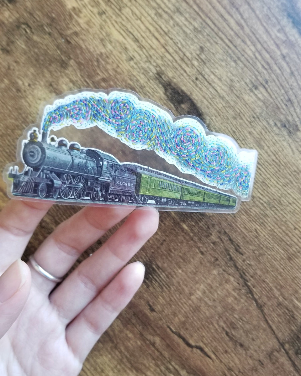 The most famous train - Vinyl sticker – han cao