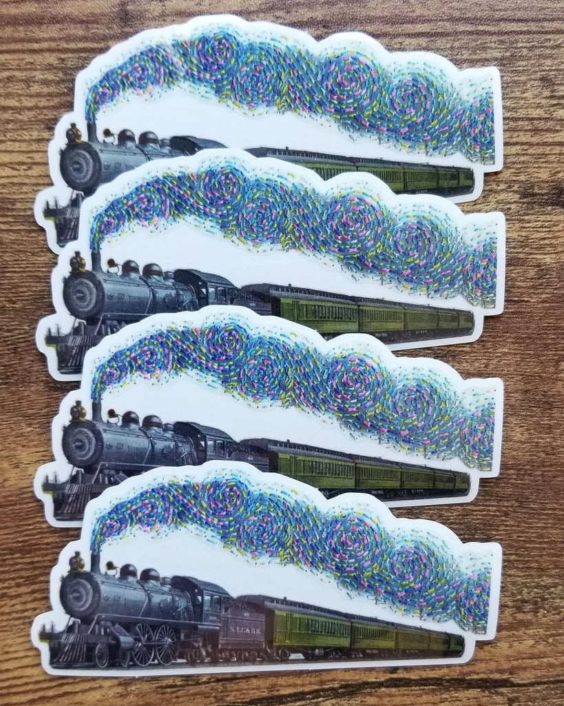 The most famous train - Vinyl sticker – han cao