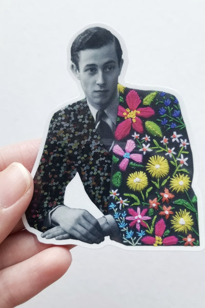 "In Bloom" - Glitter version, vinyl sticker