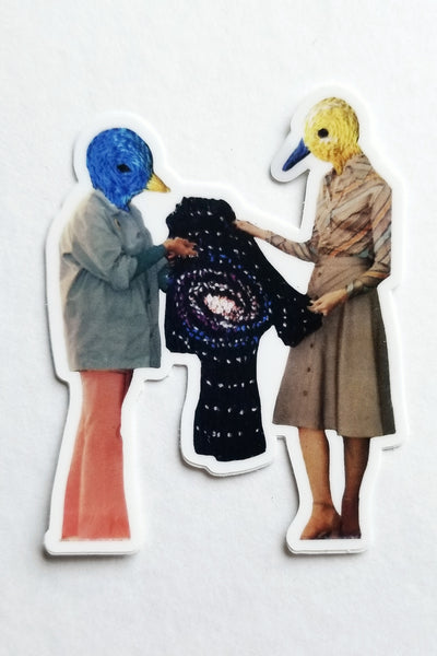 Birds of a feather - vinyl sticker