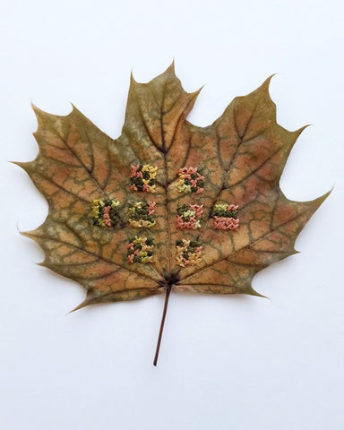 Stitched leaf series - Pt.1