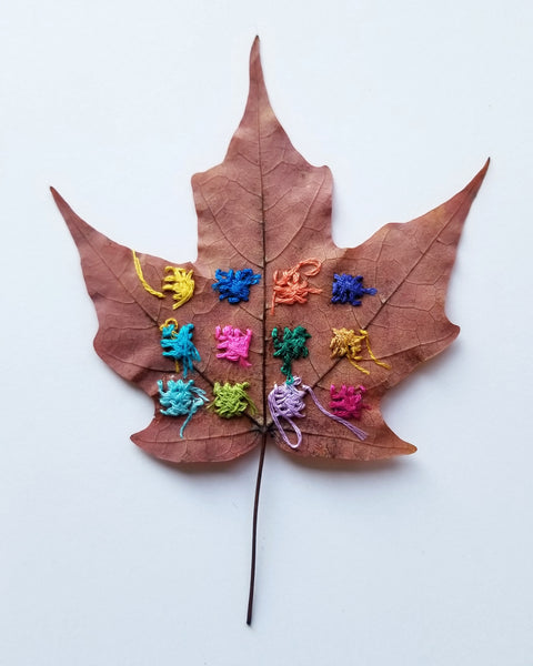 Stitched leaf series - Pt.2