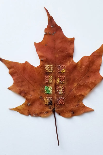 Stitched leaf series - Pt.4