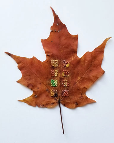 Stitched leaf series - Pt.4