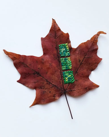 Stitched leaf series - Pt.6