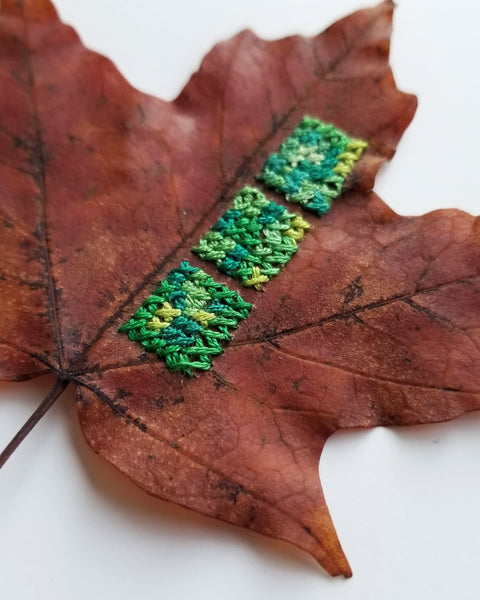 Stitched leaf series - Pt.6