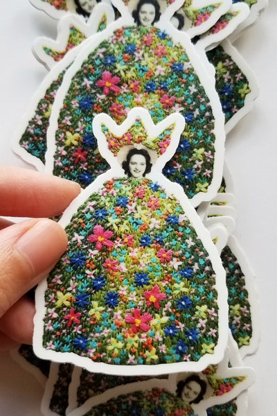 May queen - Vinyl sticker (thin)