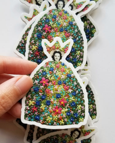 May queen - Vinyl sticker (thin)