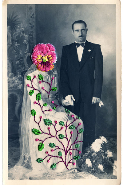 The flower wife, seated