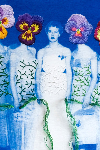 All the single ladies - limited edition embellished art print