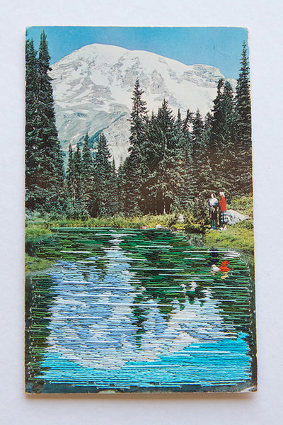 Fairy Pool reflections at Mt. Rainier