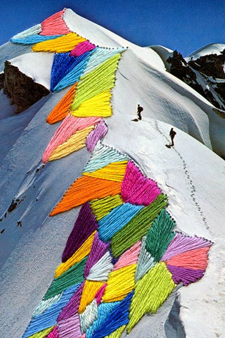 Magic on Mont Blanc Print